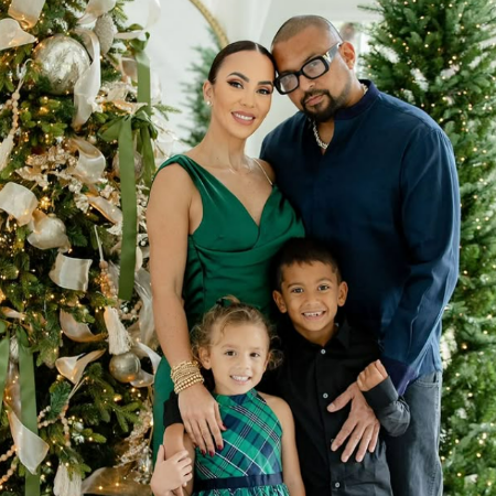 Sean Paul celebrating holidays with his family.